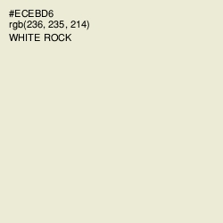 #ECEBD6 - White Rock Color Image